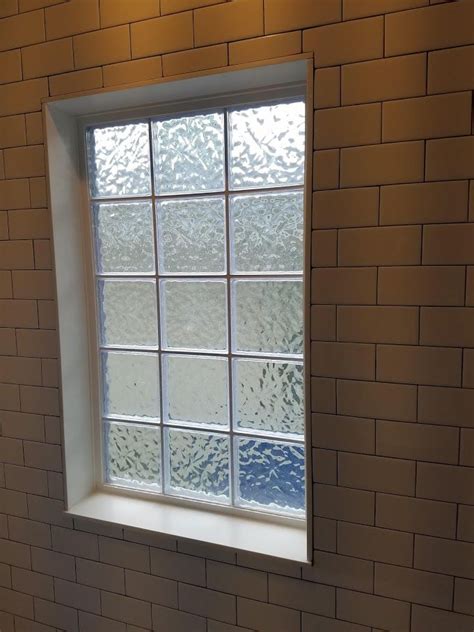 Transitional Bathroom Glass Block Windows Glass Blocks Window In Shower