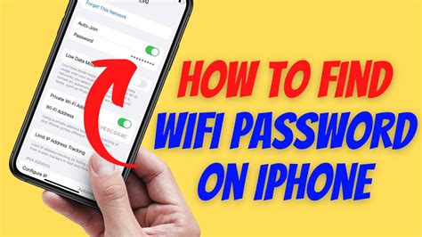 How To Find Wifi Password On Iphone Youtube