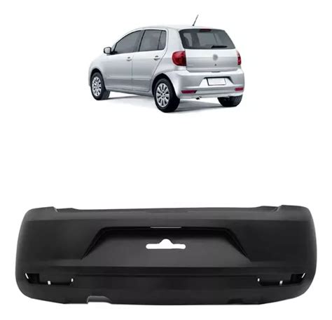 Parachoque Traseiro Vw Fox 2011 2012 2013 2014 Preto Liso MercadoLivre