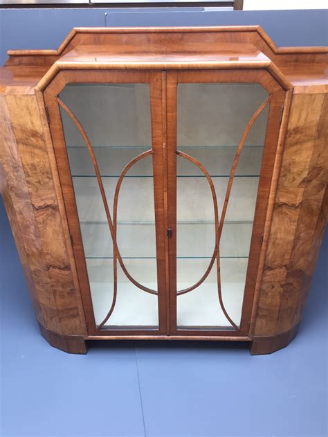 A Striking Art Deco Display Cabinet