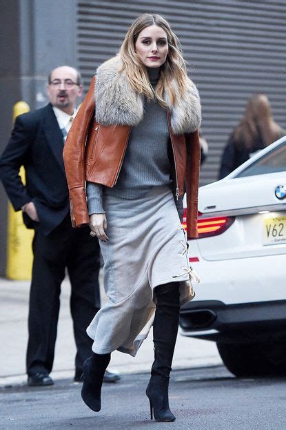 See How Olivia Palermo Styles Asymmetrical Midi Skirts Who What Wear