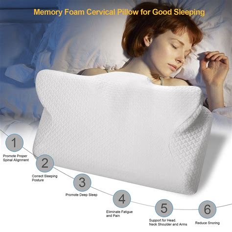 Moyeah Store CPAP Pillow Contour Pillow For Anti Snore Reduces Face Mask Pressure - Moyeah Store