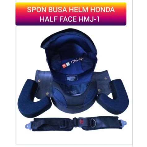 Jual Spon Busa Helm Half Face Honda Hmj Full Sett Shopee Indonesia