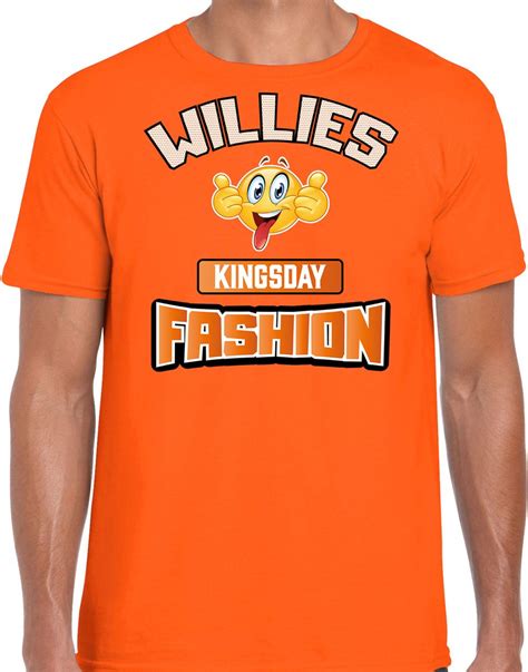 Bellatio Decorations Oranje Koningsdag T Shirt Willies Crazy Kingsday