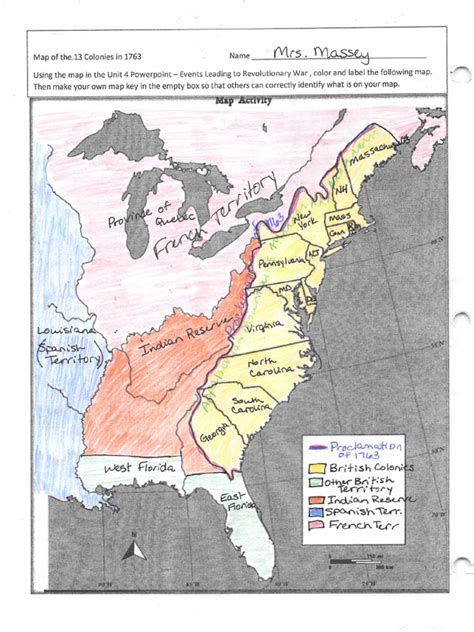 Completed Colonial Map 1763 | PDF