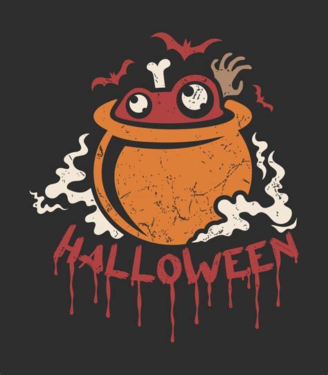 Scary Halloween T Shirt Designs 12953894 Vector Art At Vecteezy