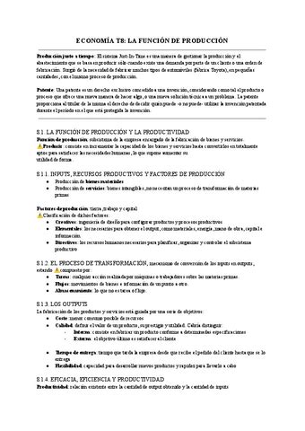 La Funcion De Produccion Pdf