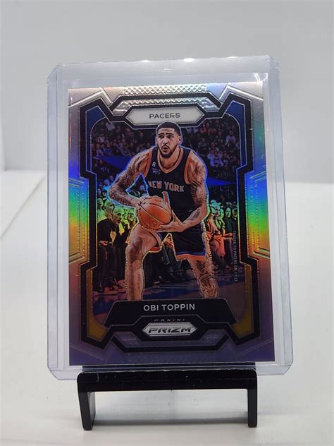 2023 24 Panini Prizm Obi Toppin Silver Prizm Indiana Pacers 249 EBay