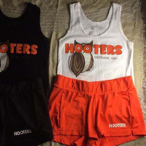 Hooters Girl Worn Uniform Tank And Shorts From Dedham M Gem