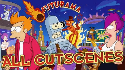 Futurama All Cutscenes Full Game Movie Ps2 Xbox Youtube