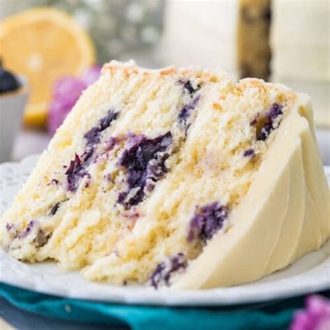 Lemon Blueberry Cake Sugar Spun Run