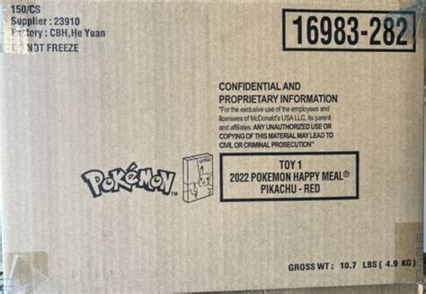 mcdonalds happy meal pokemon cards box sealed | #4574096336