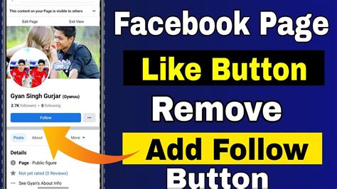 How To Add Follow Button On Facebook Page Fb Page Se Like Button