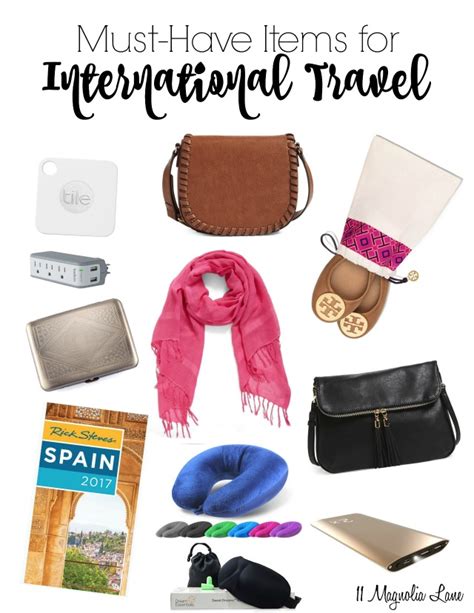 My Must-Have Items for International Travel | 11 Magnolia Lane