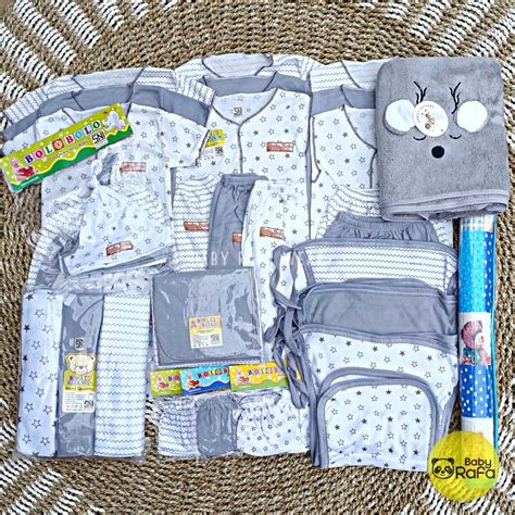 Jual Pcs Paket Hemat Lahiran Komplit Baju Bayi Baru Lahir Paket