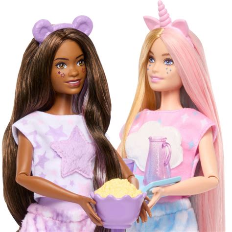 Barbie Cutie Reveal Slumber Party Dolls Set Youloveit