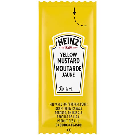 Heinz Mustard Packets