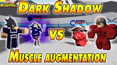 Dark Shadow Revamped Vs Muscle Augmentation Boku No Roblox Remastered