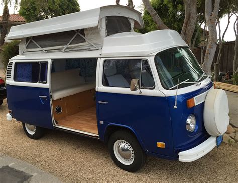 1974 VW Bus Riviera Camper Blue / White - Classic Volkswagen Bus/Vanagon 1974 for sale