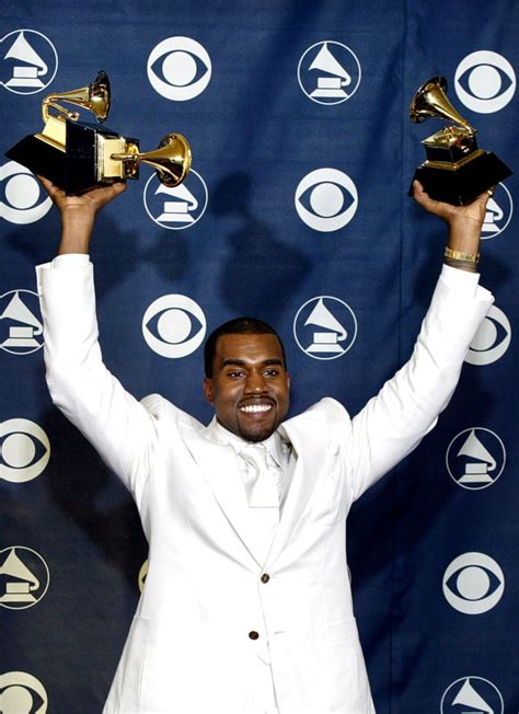 Kanye West In The Press Room For 47Th Annual Grammy Awards, Staples ...