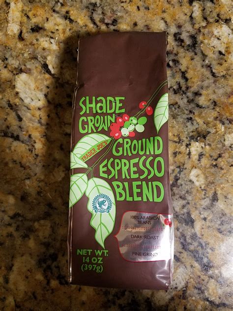 Everythingjoes Trader Joe S Shade Grown Ground Espresso Blend Review