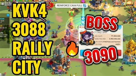 Rise Of Kingdoms Kvk Rally City Boss Youtube