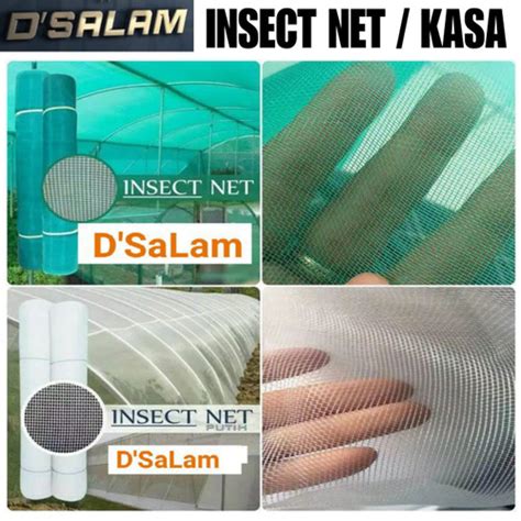 Promo Jaring Insect Net Kasa Lebar Meter Panjang Meter Putih