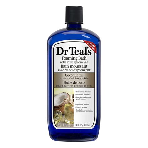 Amazon Dr Teal S Ba O De Espuma De Aceite De Coco Fl Oz Dr