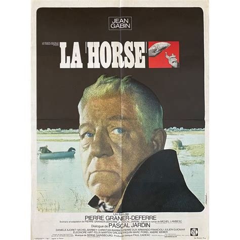 The Horse French Movie Poster 23x32 In 1970