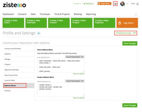 Customizable Address Block – Zistemo Knowledge Base