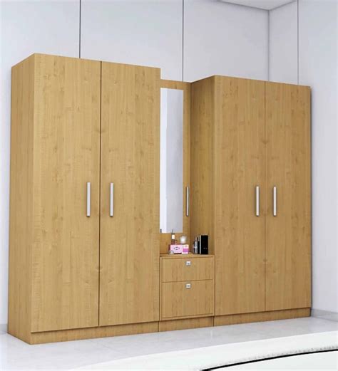 Buy Five Door Wardrobe In Asian Maple Finish In Plpb By Primorati Online Hinged Wardrobes