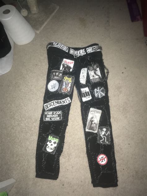 Crust Pants Crust Punk Pants Crust Pants Punk Fashion Grunge Fashion