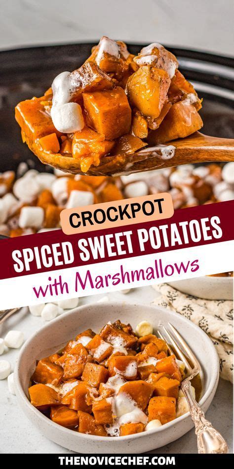 Crockpot Sweet Potatoes With Marshmallows An Easy Fall Side Dish Artofit