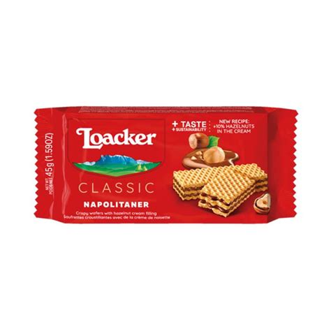 Loacker Hazelnut Wafers Mini Pack Gr Oz Bellaitalia Food