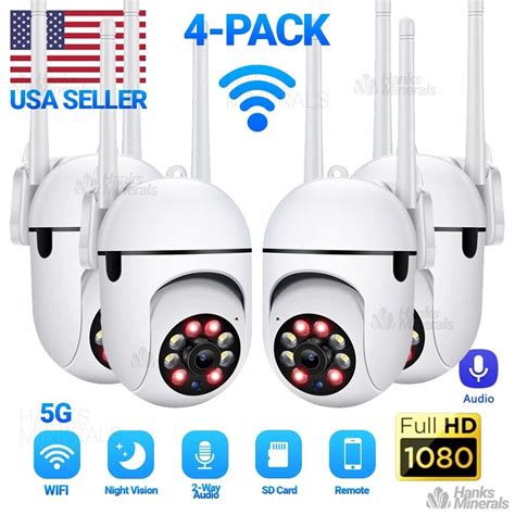 4 Pack Wireless 5G WiFi Security Camera System Smart Outdoor Night