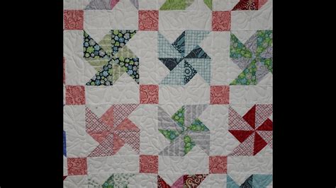 Double Pinwheel Quilt With Foundation Paper Piecing YouTube