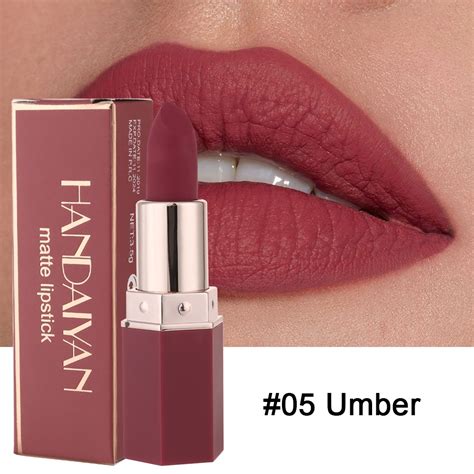 Colores Mate Impermeable Terciopelo Nude L Piz Labial Rojo Marr N Pigmentos Maquillaje De