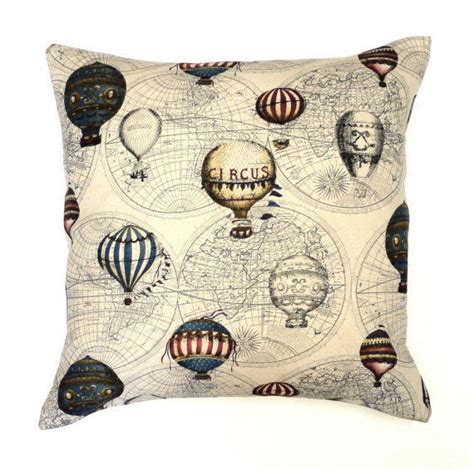 Vintage Balloon Cushion Hot Air Balloon Pillow Hot Air Balloon