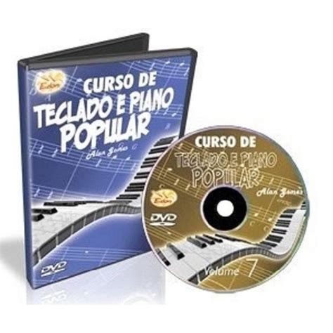 Dvd Curso De Teclado E Piano Popular Vol Submarino