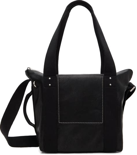 Rick Owens Mini Cabas Trolley Noir Ssense France