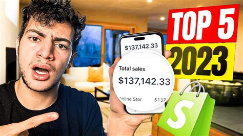 TOP 5 WINNING PRODUCTS TO SELL IN 2023 Shopify Dropshipping YouTube