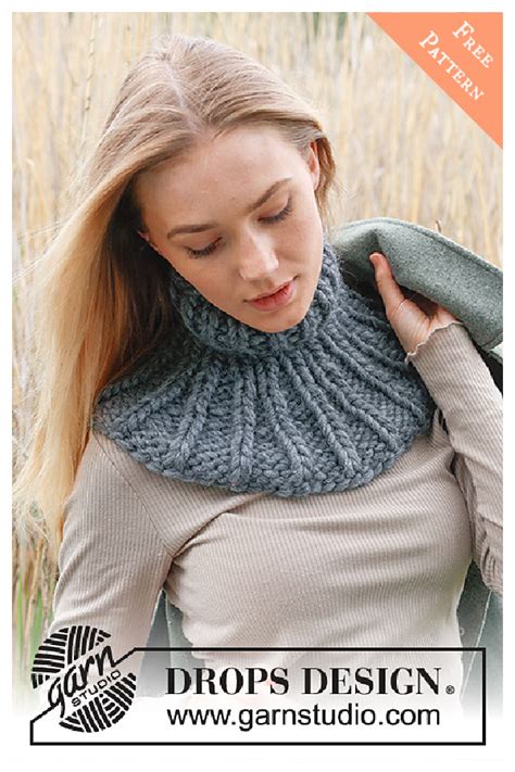 10 Easy Neck Warmer Free Knitting Pattern