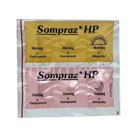 Sompraz Hp Kit Tablet Buy Medicines Online At Best Price From Netmeds