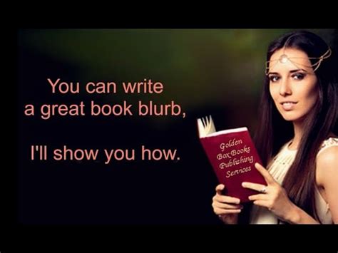 How To Write Book Blurbs Youtube