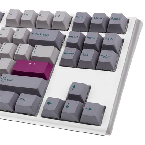 Ducky One 3 Mist Grey TKL Gaming Tastatur RGB LED MX Blue US