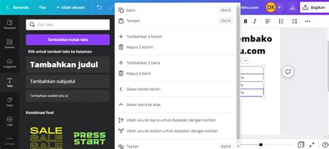 Cara Membuat Tabel Di Canva Seperti Excel