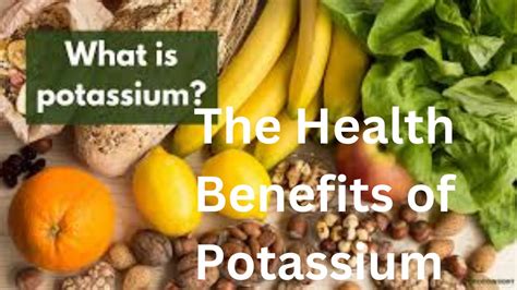 The Health Benefits Of Potassium Youtube