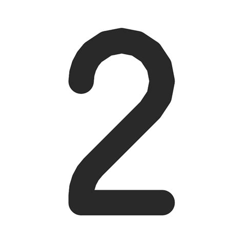 Number 2 Vector Svg Icon Svg Repo