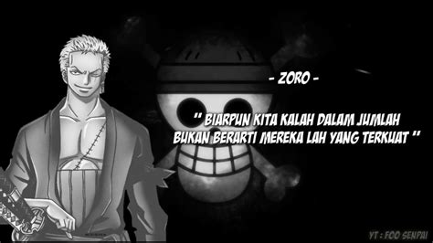 Kata Mutiara Roronoa Zoro One Piece Katarindu