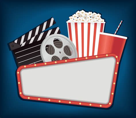 Cinema Entertainment Label 10849473 Vector Art At Vecteezy